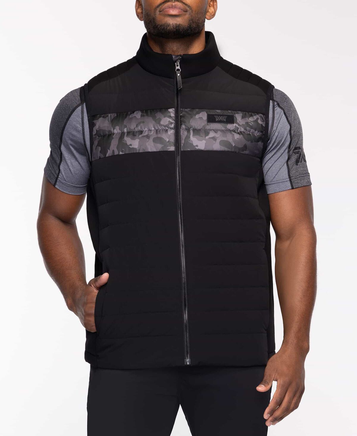 Hybrid Down Fairway Camo Vest 